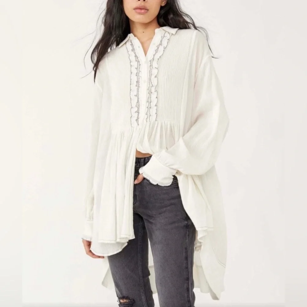 Free People Teddy Tux Tunic size XS